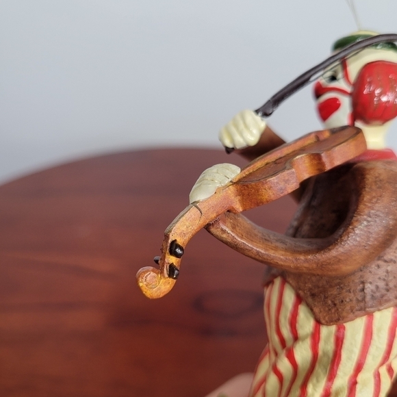 Vintage Rare MMA MCNY‎ Violinist Clown Ornament Circus Music Band Holiday Resin - Picture 11 of 14